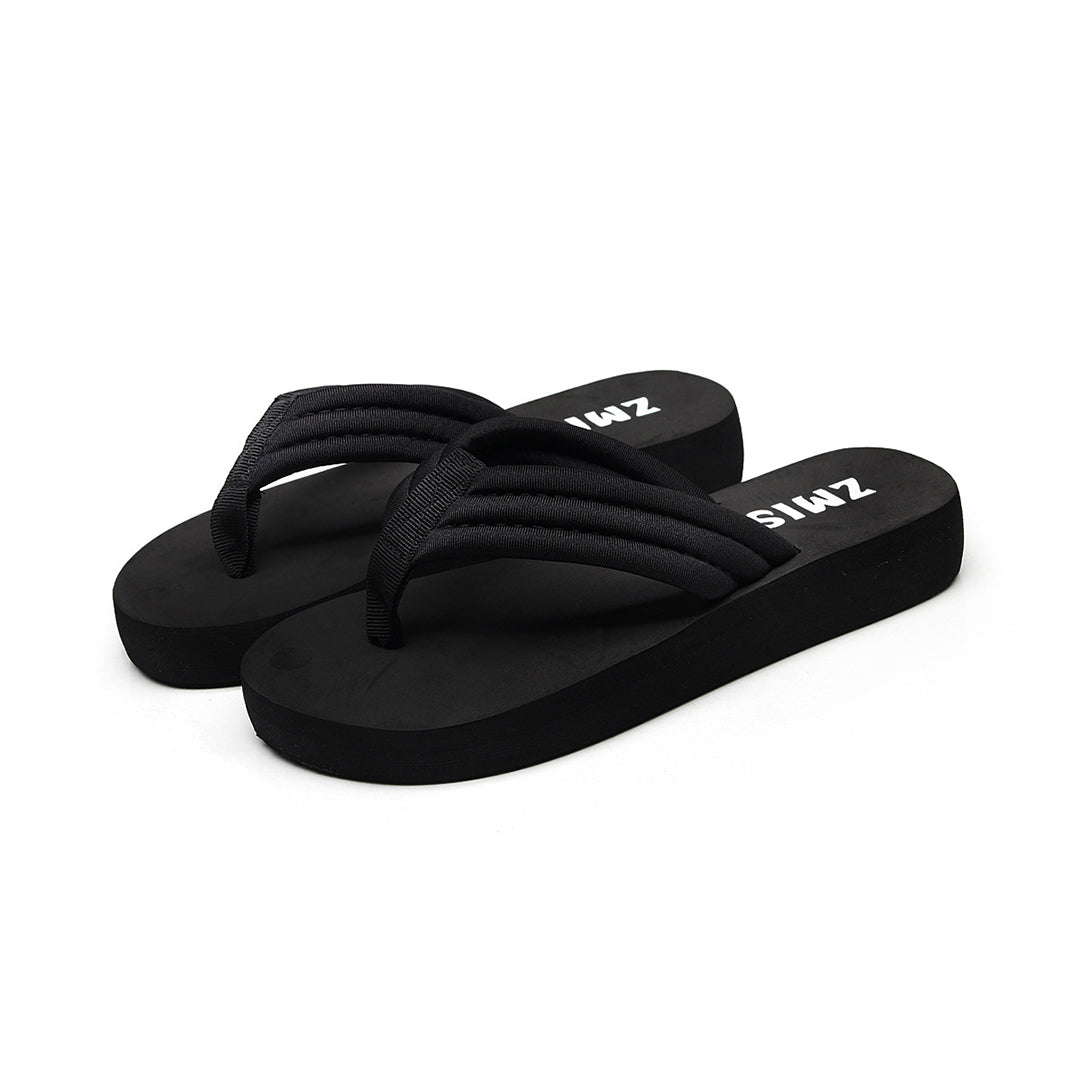 Charcoal Wedge Flip flops