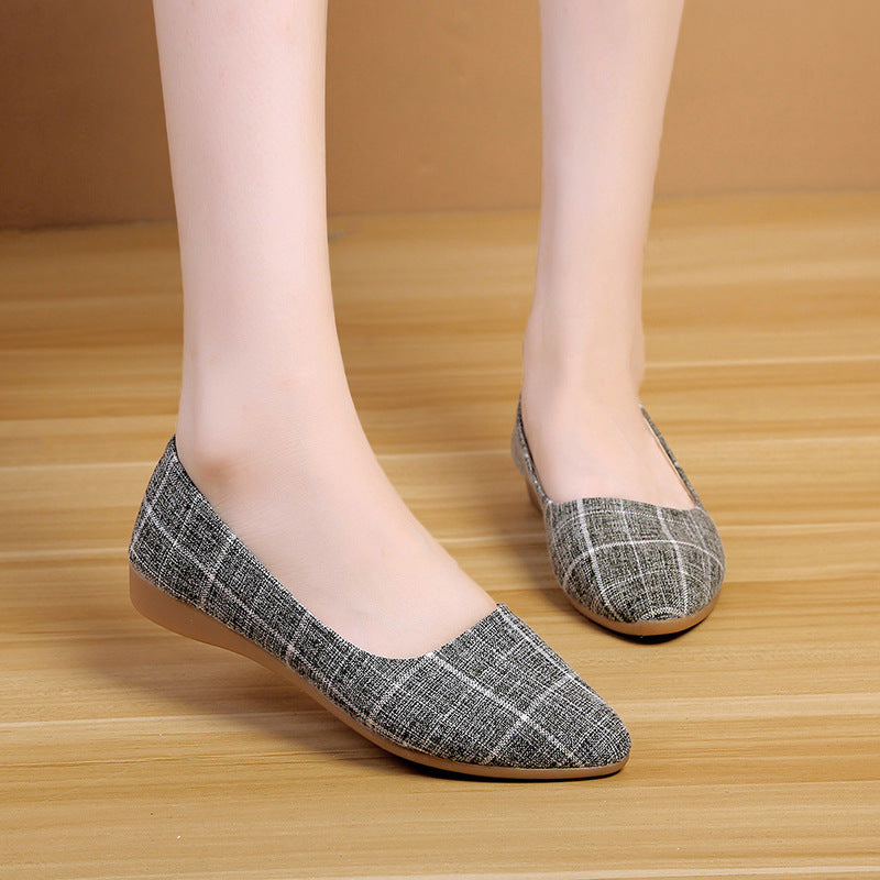 Almond Toe Ballerina Shoes