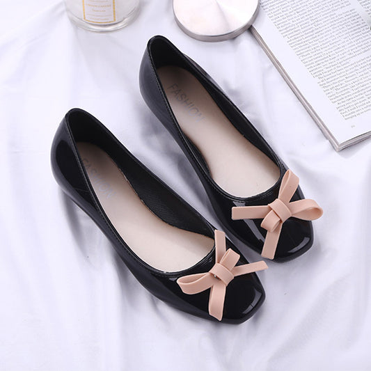 Pinky Ribbon Classic Doll Shoes