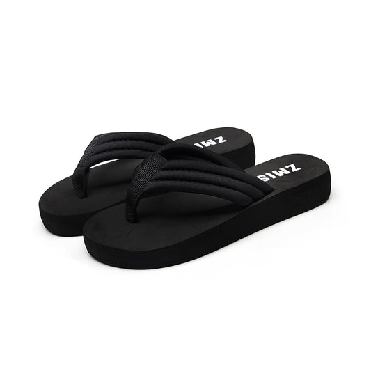 Charcoal Wedge Flip flops
