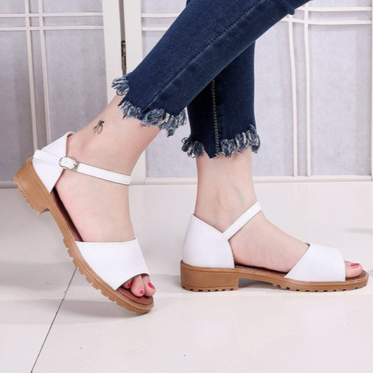 Snow Low Heel Sandals