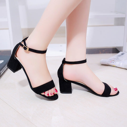 Classic Mid Heel Sandals